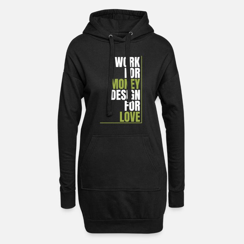 Web Entwickler Webdeveloper Liebe - Hoodie-Kleid - Schwarz