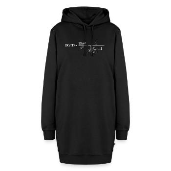 Physik Phyiker Cool Quantenphysik - Hoodie-Kleid - Schwarz - Vorne