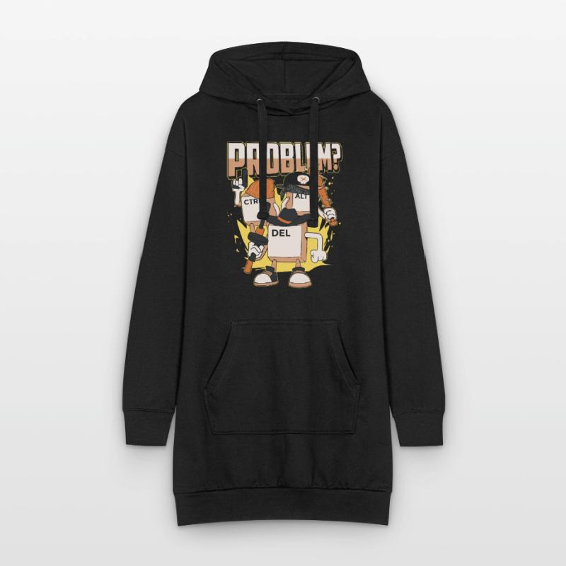Entwickler Coder Programmierer Cool Hoodie-Kleid