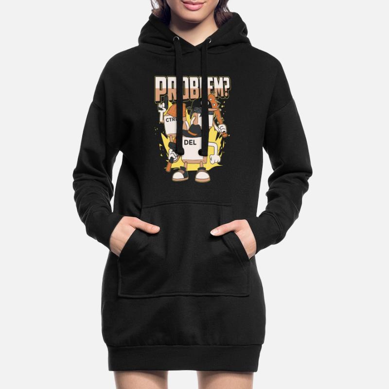 Entwickler Coder Programmierer Cool Hoodie-Kleid