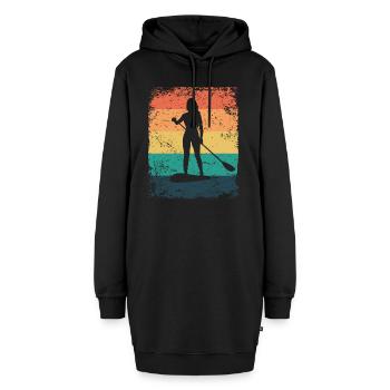 Stand Up Paddle Stand Up Board Sup - Sweat-shirt à capuche long Femme - noir - Devant