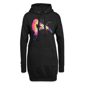Plongeon, Saut artistique, Plongeon synchronisé - Sweat-shirt à capuche long Femme - noir - Devant