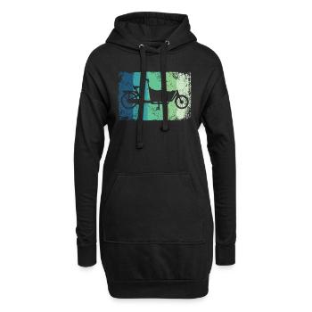 Lastenfahrrad Lastenrad Vélo Cargo Cargobike - Sweat-shirt à capuche long Femme - noir - Devant