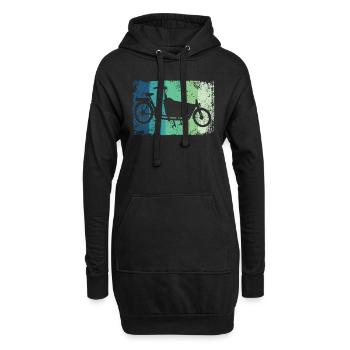 Lastenfahrrad Lastenrad Vélo Cargo Cargobike - Sweat-shirt à capuche long Femme - noir - Devant