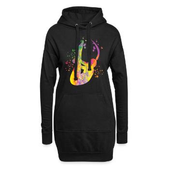 Plongeur en eau synchronisé High Diver - Sweat-shirt à capuche long Femme - noir - Devant