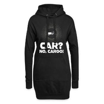 Voiture Pas De Cargaison Vélo Cargobike - Sweat-shirt à capuche long Femme - noir - Devant