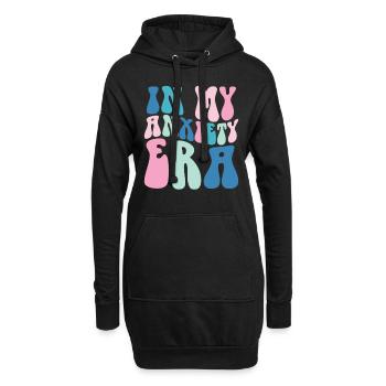 In Meiner Angst-ära Lustiges Überdenken - Hoodie-Kleid - Schwarz - Vorne