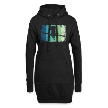 Plongeur en eau synchronisé High Diver - Sweat-shirt à capuche long Femme - noir - Devant