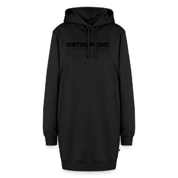 Krankenschwester Orthopedic Nurse - Hoodie-Kleid - Schwarz - Vorne