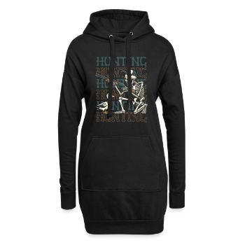 Ente Jagd Entenjagd - Hoodie-Kleid - Schwarz - Vorne