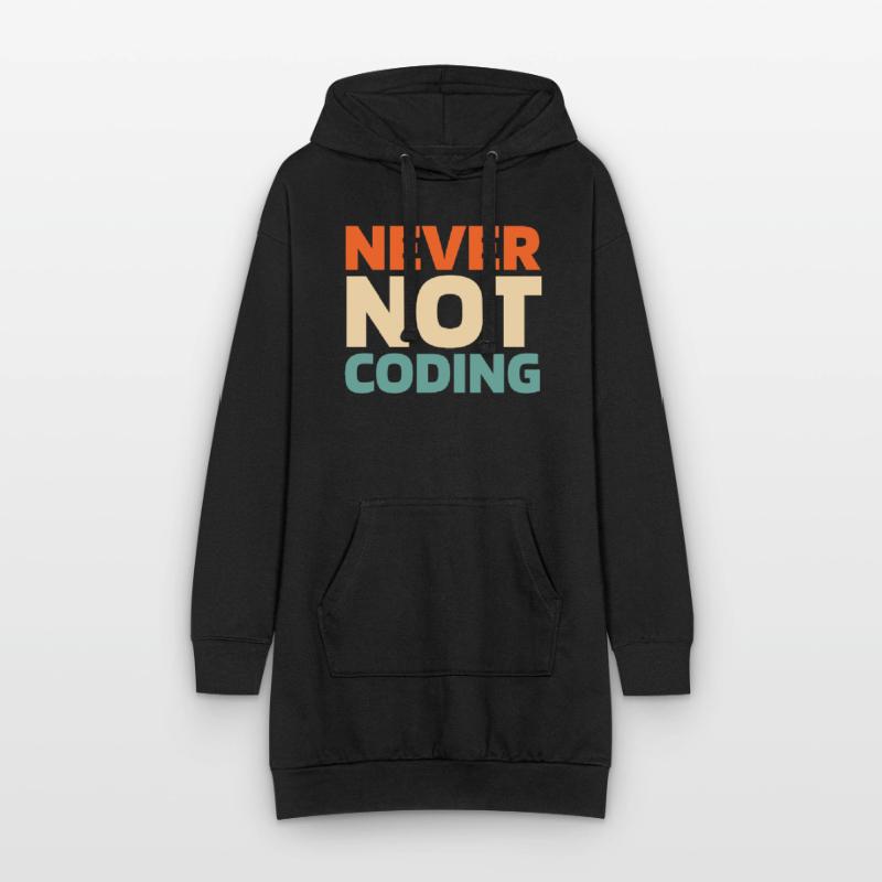 Entwickler Coder Programmierer Hoodie-Kleid