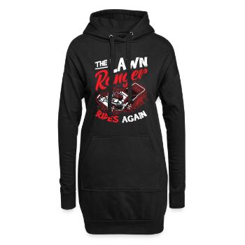 Le Garde-pelouse roule à nouveau sur la tondeuse à gazon d’entretien de pelouse - Sweat-shirt à capuche long Femme - noir - Devant