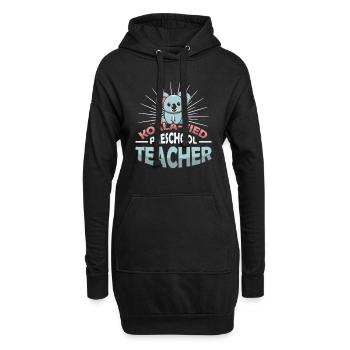 Koala-fied Koala fier enseignant préscolaire - Sweat-shirt à capuche long Femme - noir - Devant