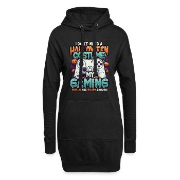 Spooky gaming skills for Halloween - Hoodie Dress - black - Front