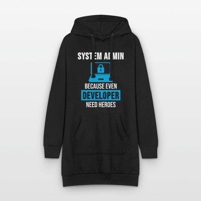 System Admin Administrator Programming Gift Hoodie Dress