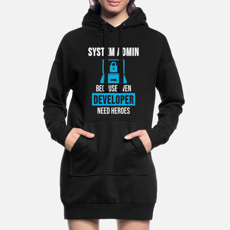 System Admin Administrator Programming Gift Hoodie Dress