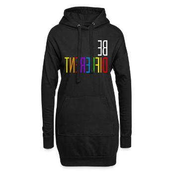 LGBT Gay Pride Lesbian Seien Sie andere Geschenkidee - Hoodie-Kleid - Schwarz - Vorne