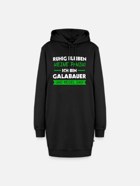 Galabauer Garten Landschaftsgärtner Geschenk - Hoodie-Kleid - Schwarz