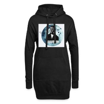 Depth of Life – Ralph Waldo Emerson Zitat - Hoodie-Kleid - Schwarz - Vorne