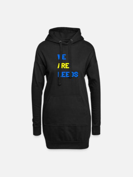 Nous sommes Leeds - Sweat-shirt à capuche long Femme - noir