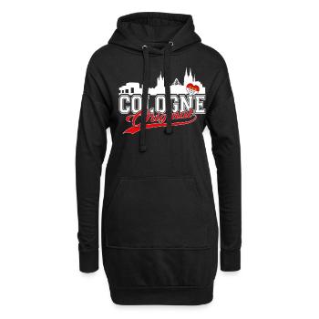Cologne Original - Kölner Original Kölle - Hoodie-Kleid - Schwarz - Vorne