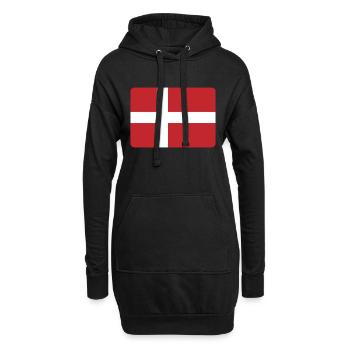LE DANEMARK EST GÉNIAL ! - Sweat-shirt à capuche long Femme - noir - Devant