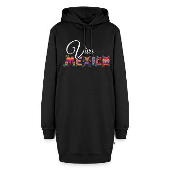 Viva Mexico - Cinco de Mayo - Fiesta Party - Hoodie-Kleid - Schwarz - Vorne