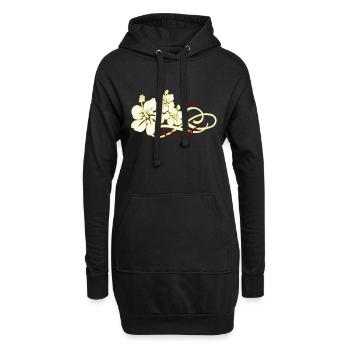 Pinzgau - Hoodie-Kleid - Schwarz - Vorne