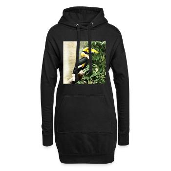 Animal : Calao - Sweat-shirt à capuche long Femme - noir - Devant