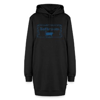 bad bath badewanne bathtube shower dusche7 - Hoodie-Kleid - Schwarz - Vorne - AI Model Female 172 light (172cm)