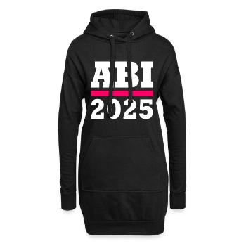 Abi 2025 - Hoodie-Kleid - Schwarz - Vorne