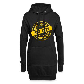 Abi 2025 - Hoodie-Kleid - Schwarz - Vorne