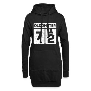 72ter Geburtstag 72 Jahre Lustiges 72 Geburtstag - Hoodie-Kleid - Schwarz - Vorne