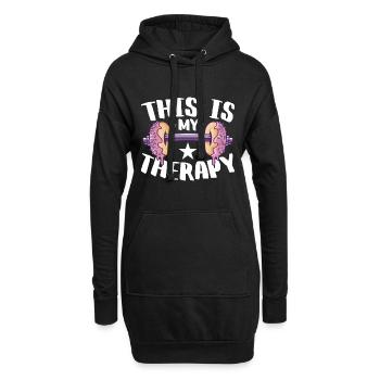 Entraînement, Fitness, Gym, Entraînement, Sports, Fun - Sweat-shirt à capuche long Femme - noir - Devant