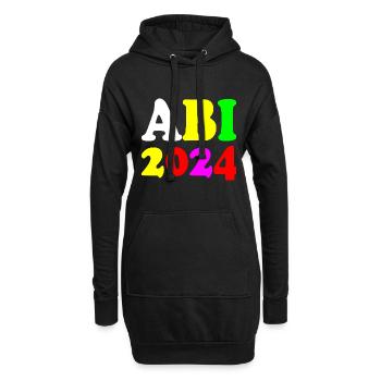 Abi 2024 - Hoodie-Kleid - Schwarz - Vorne