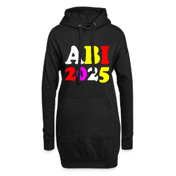 Abi 2025 - Hoodie-Kleid - Schwarz - Vorne