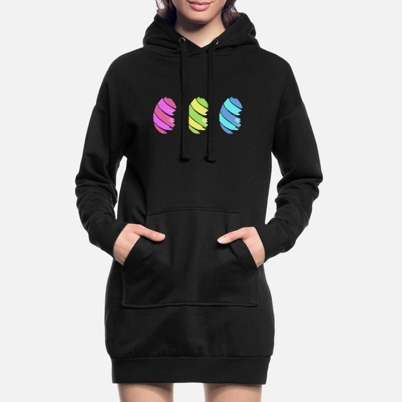 eggs eggs easter easteregg easter eggs easter75 Hoodie Dress