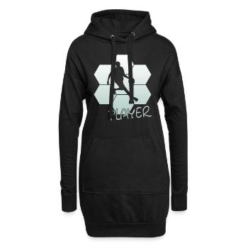Basketballer Bball Basketball - Hoodie-Kleid - Schwarz - Vorne