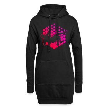 Climber Climbing Bouldering Boulder Climber - Hoodie Dress - black - Front
