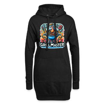 GrillMaster - Illustration de gril - Sweat-shirt à capuche long Femme - noir - Devant