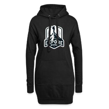 En savoir plus - Wanderer - Sweat-shirt à capuche long Femme - noir - Devant