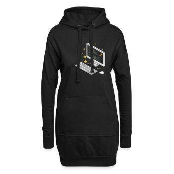 La programmation est comme de la magie, mais réelle. - Sweat-shirt à capuche long Femme - noir - Devant