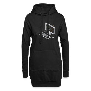 La programmation est comme de la magie, mais réelle. - Sweat-shirt à capuche long Femme - noir - Devant