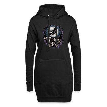 Hexe bei Vollmond – Witching Hour - Hoodie-Kleid - Schwarz - Vorne