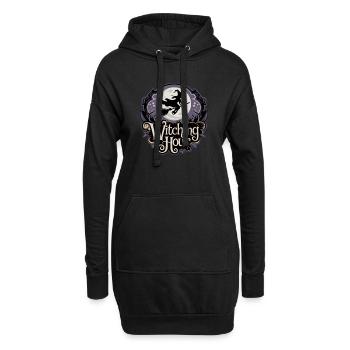 Hexe bei Vollmond – Witching Hour - Hoodie-Kleid - Schwarz - Vorne