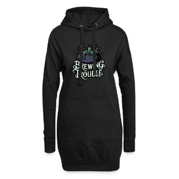 Hexenkessel – Brewing Trouble - Hoodie-Kleid - Schwarz - Vorne