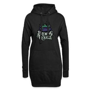 Hexenkessel – Brewing Trouble - Hoodie-Kleid - Schwarz - Vorne