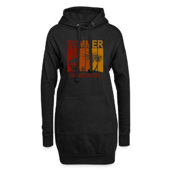 Vipes d’été Vacances d’été d’été - Sweat-shirt à capuche long Femme - noir - Devant