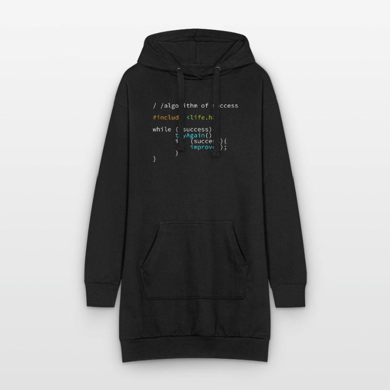 Entwickler Programmierer Erfolgs Code Coder Hoodie-Kleid