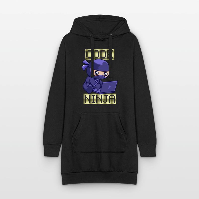 Code Ninja Coder Software Developer Programmer Hoodie Dress